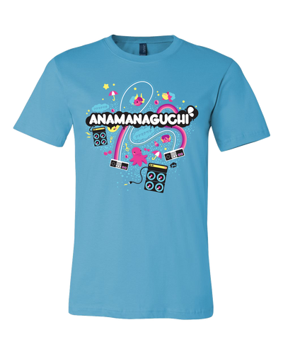 Anamanaguchi - TBT Classic Anamanaguchi T-Shirt (Blue)